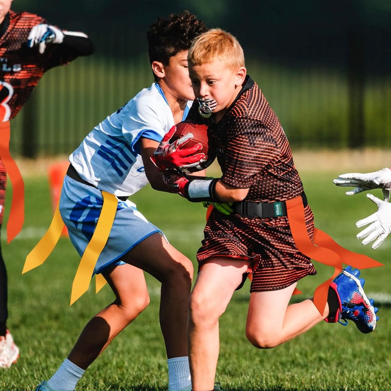 Hilhook Flag Football Belts, 14 Player Flag Football Set with 42 Flags for Kids Youth and Adults Training Equipment - Image 2